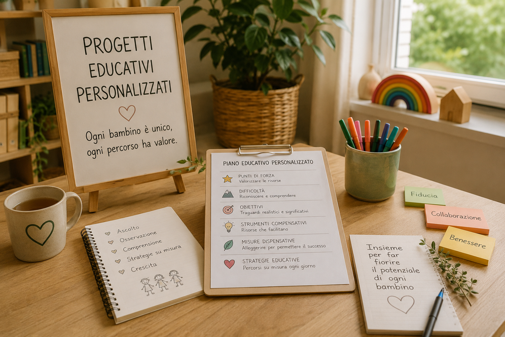 Progetti educativi personalizzati per la scuola