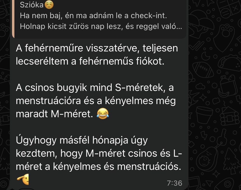 TNS résztvevő eredménye
