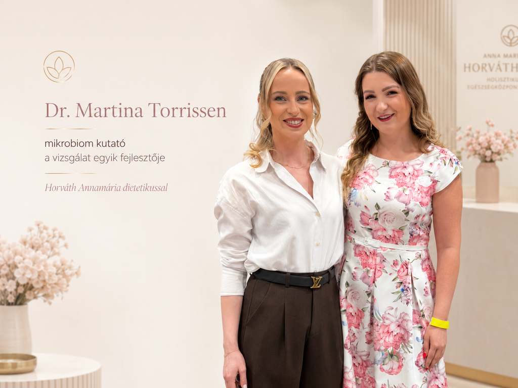Horváth Annamária és Dr. Martina Torrissen mikrobiom kutató