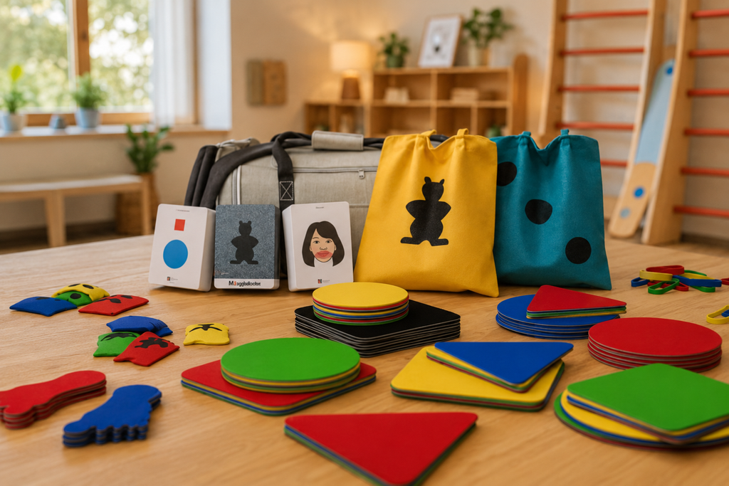Bambini durante un'attività di movimento